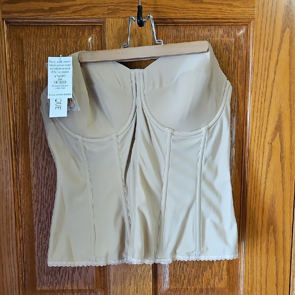 Dominique Tan Bustier Corset,NWT